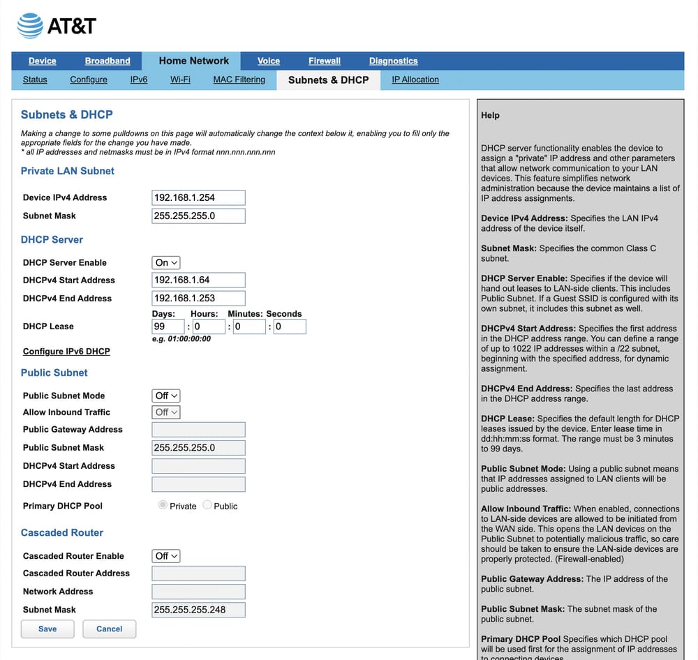 How To Enable IP Passthrough Mode on an AT&T Fiber Gateway | Colin Lord.com