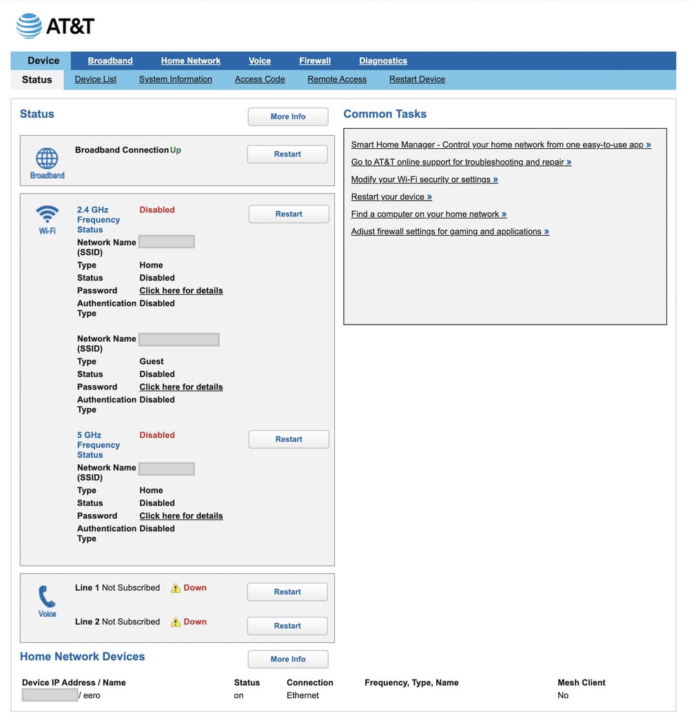 How To Enable IP Passthrough Mode on an AT&T Fiber Gateway | Colin Lord.com