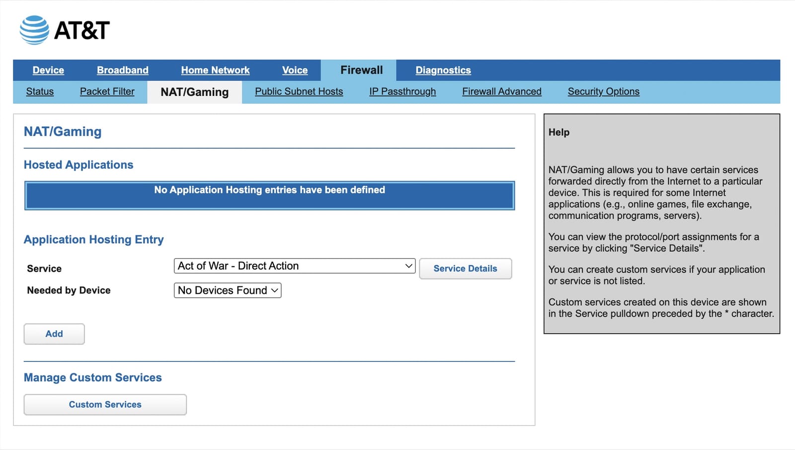 How To Enable IP Passthrough Mode on an AT&T Fiber Gateway | Colin Lord.com