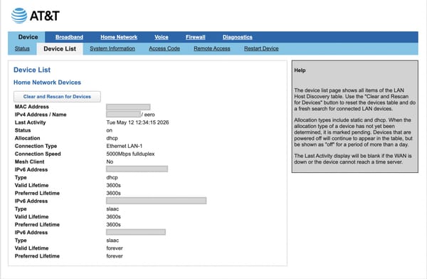 How To Enable IP Passthrough Mode on an AT&T Fiber Gateway | Colin Lord.com
